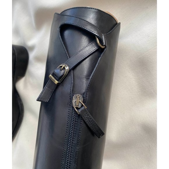 Sartore Black Riding Boots, size 39.5 (fits size 10) - Picture 7 of 13